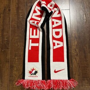 Nike Red and White Team Canada Scarf